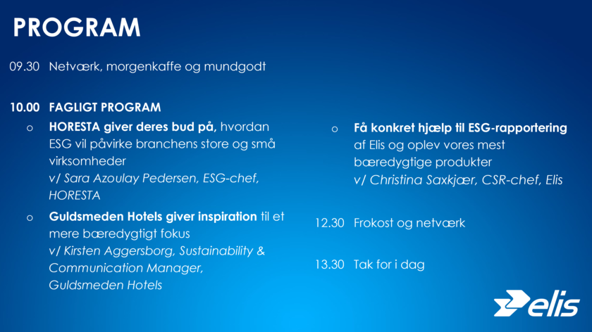 Program for ESG-dag 2024